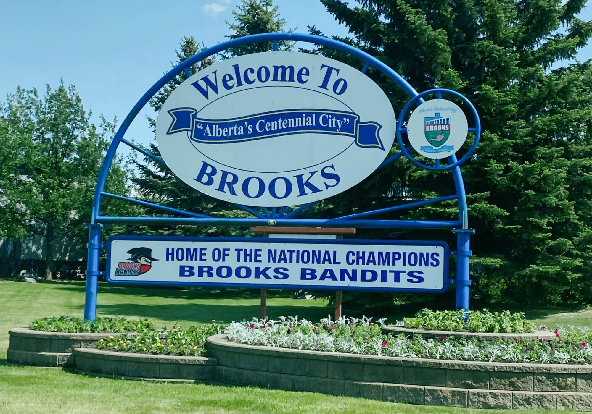 City of Brooks SIgn City of Brooks SIgn